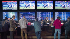 Online betting companies are kicking off a Super Bowl ad blitz