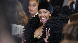 Cardi B is the latest artist to have something thrown at them. So she threw a mic