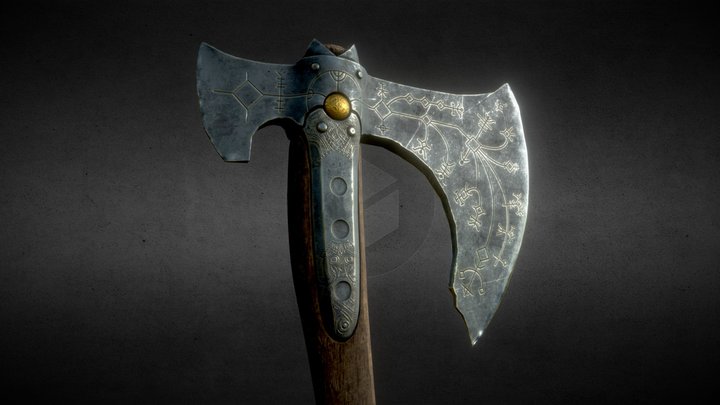 Leviathan Axe 3D Model