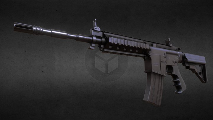 M4A1 Carbine 3D Model