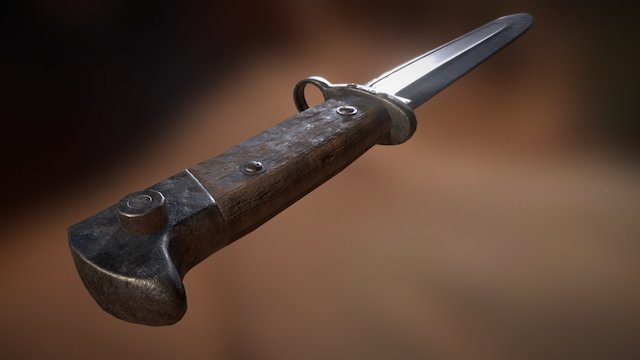Bayonet 3D Model