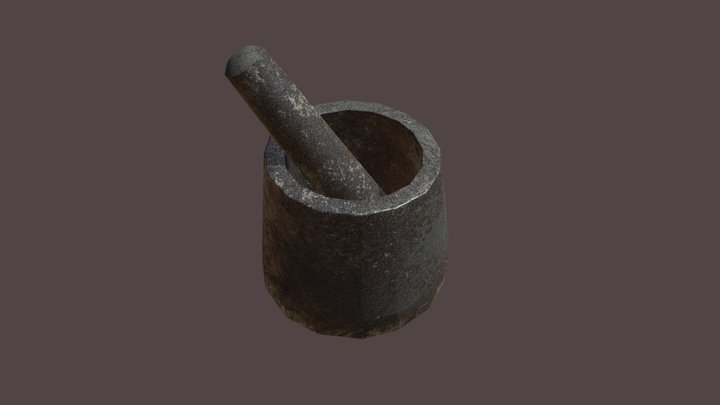 Mortar 3D Model