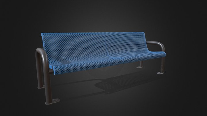 Bench 02 3D Model