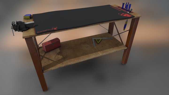 Repair / Modification Bench 3D Model