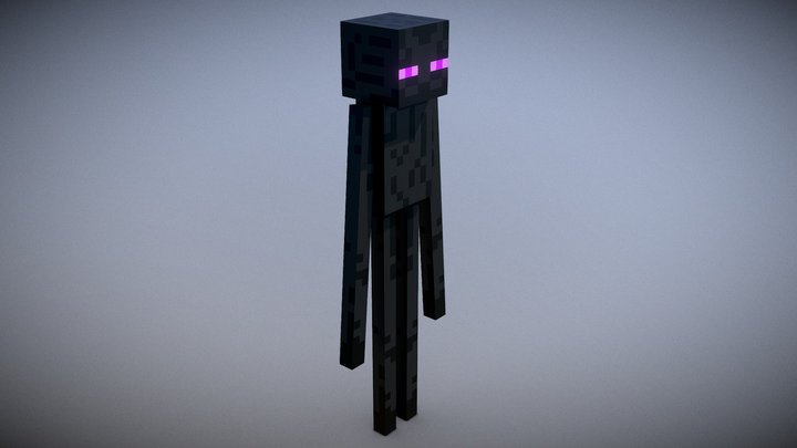 Minecraft - Enderman 3D Model