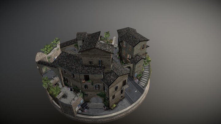 CityScene - Assisi 3D Model