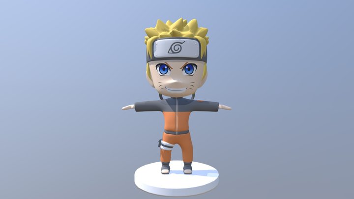 Chibi Naruto Model 3D Model