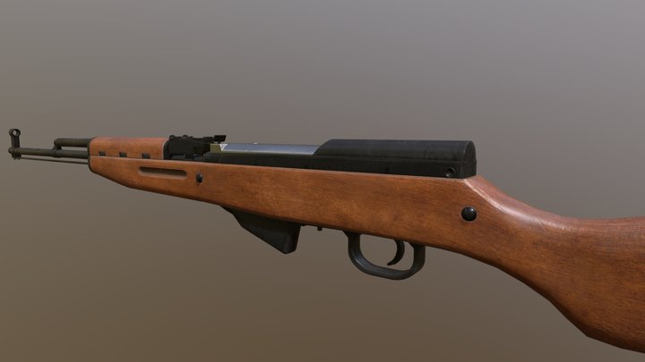 Russian SKS 3D Model