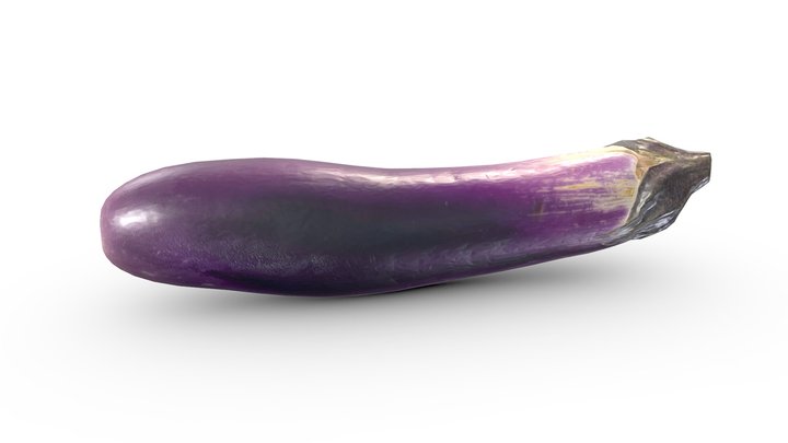 Eggplant (Game Ready / 2K PBR) 3D Model