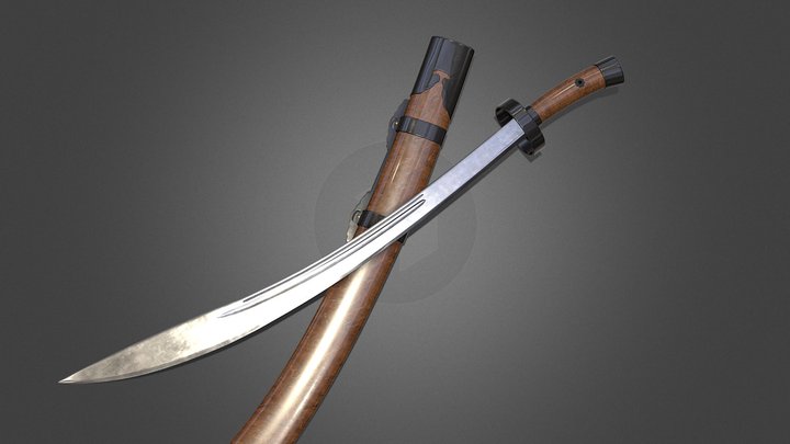 Chinese Sword Dao of Qing Dynasty 3D Model