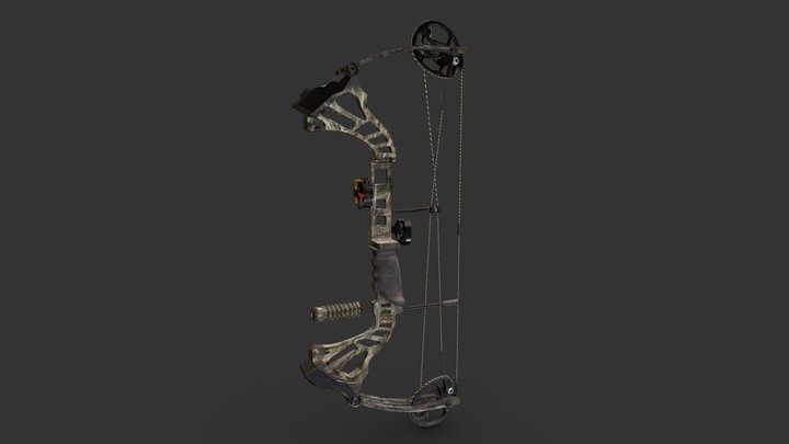 LString Compound Bow CB19 3D Model