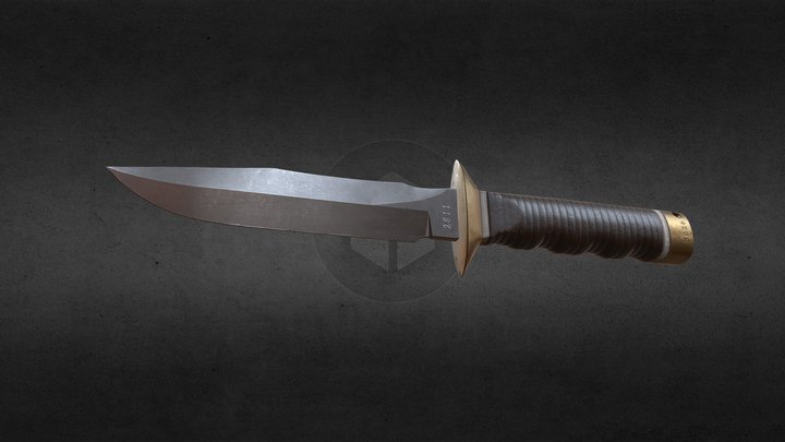 #2 SOG Knife 3D Model