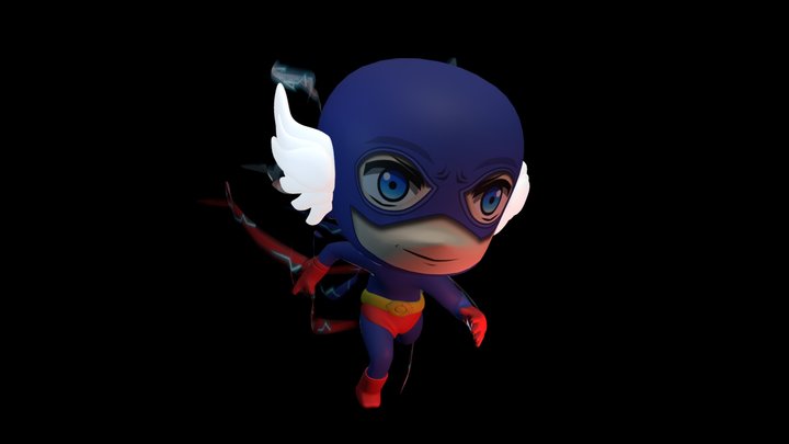 GUNDALA -- Indonesian Heroes -- Chibi Version 3D Model