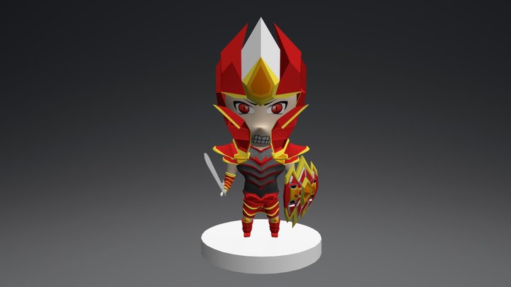 Dragon Knight (Dota 2) Fan Art 3D Model