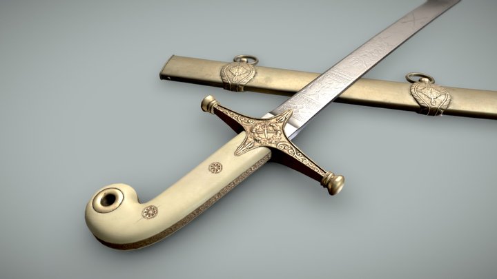 Mameluke Saber 3D Model