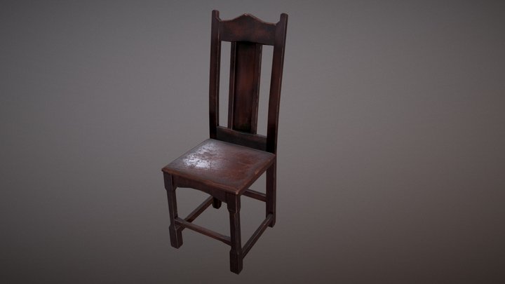 Antique Chair 3D Model