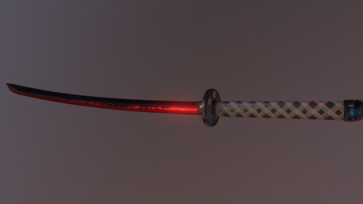 Katana日本刀 3D Model