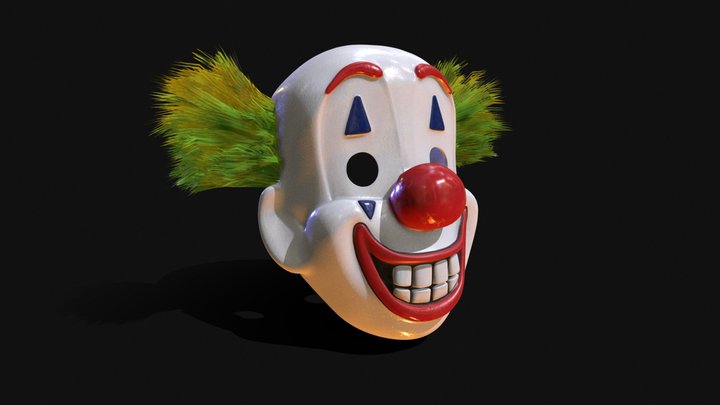 Joker Mask 3D Model