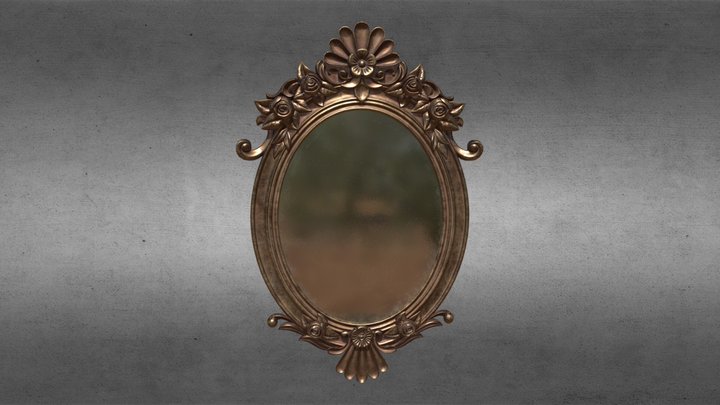 Ornate Mirror 3D Model