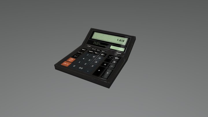 Calculator 3D Model