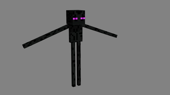 Enderman 3D Model