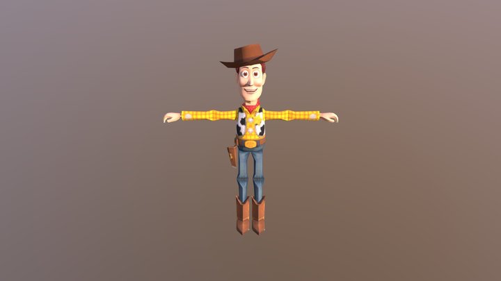 Wii - Toy Story 3 - Woody 3D Model