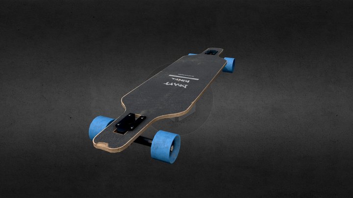 Longboard 3D Model