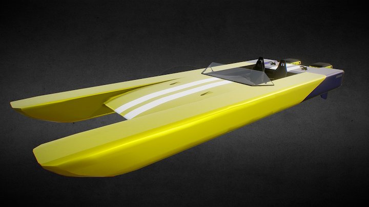 Speedboat n°1 3D Model