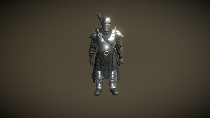 Strong Knight 3D Model