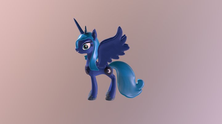 MLP: Princess Luna 3D Model