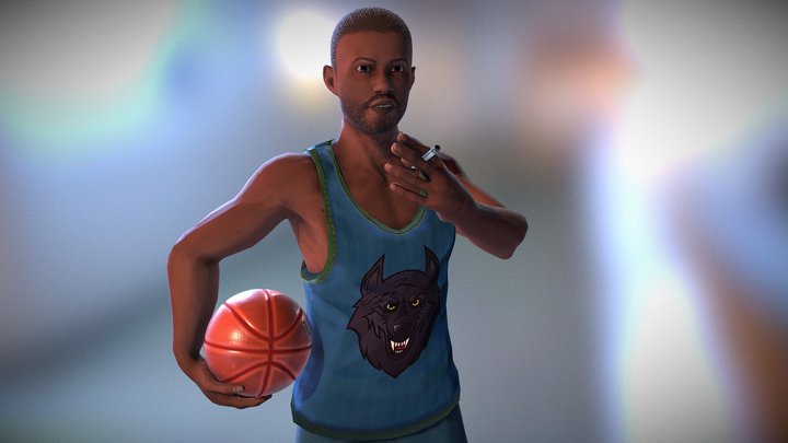 Basketball Player 3D Model