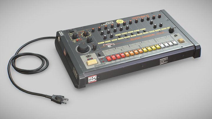 Roland TR-808 3D Model