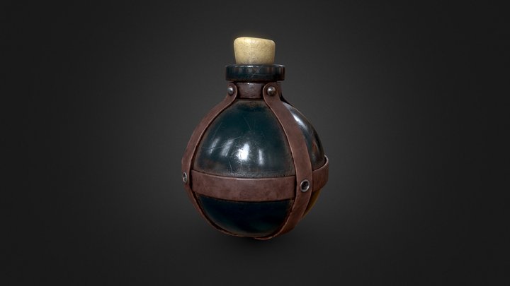 Basic Bottle 3D Model