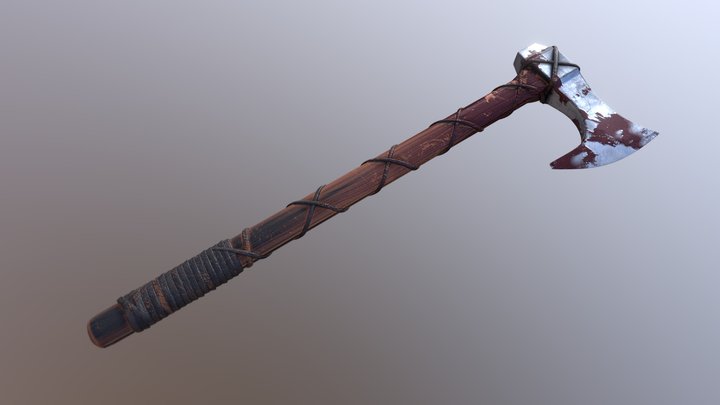 Viking Axe 3D Model