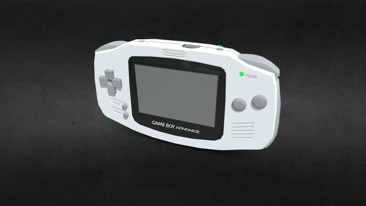 Game Boy Advance 3D Model