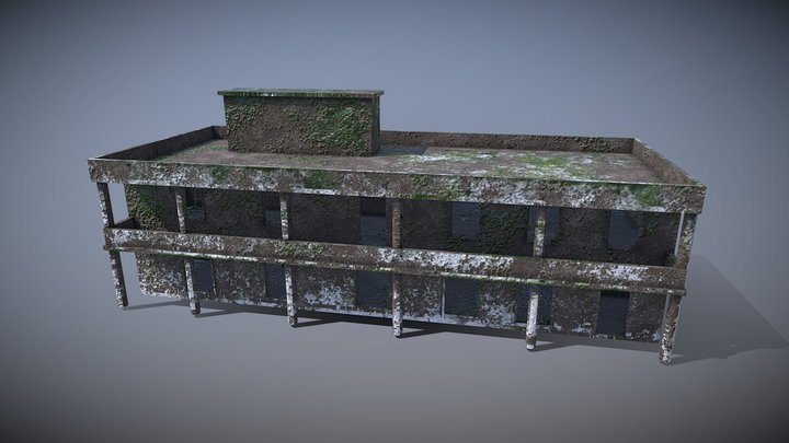 abandon building 3D Model