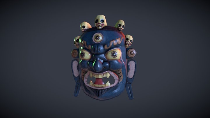 Mahākāla Mask 3D Model