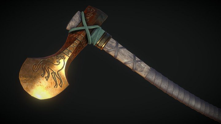 Bronze-Age Axe 3D Model