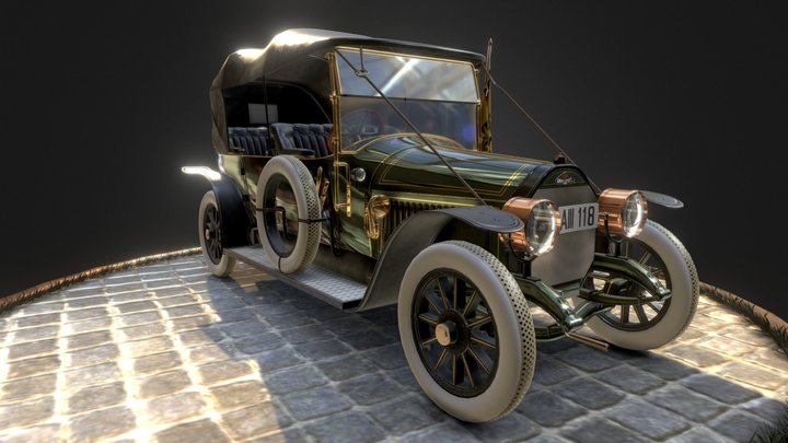 Gräf & Stift Doppel Phaeton 3D Model