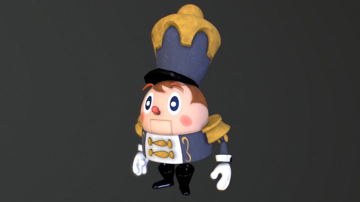 Nutcracker 3D Model