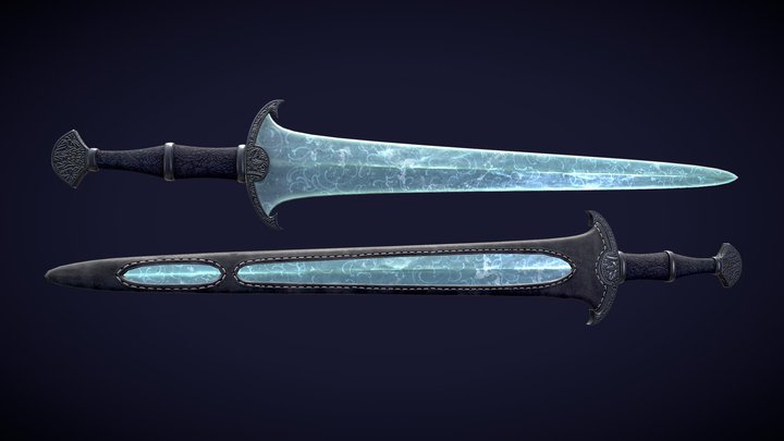 Moonlight Greatsword 3D Model