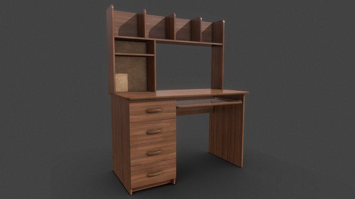 Computer desk 3D Model