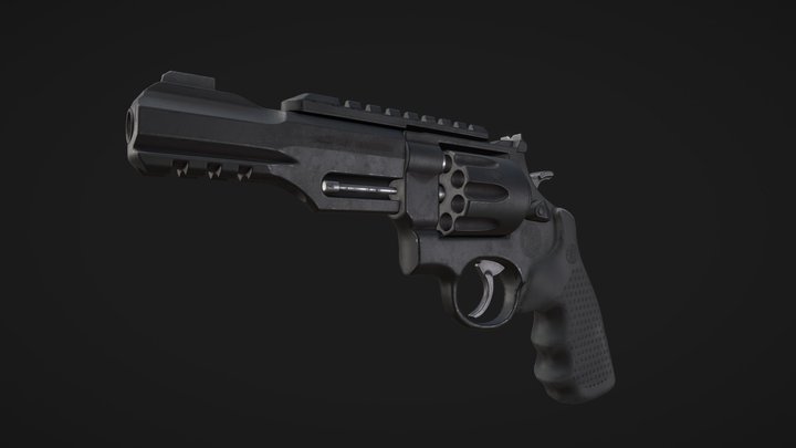 Smith & Wesson R8 Revolver 3D Model