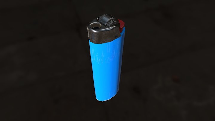 Lighter (Game Model) 3D Model