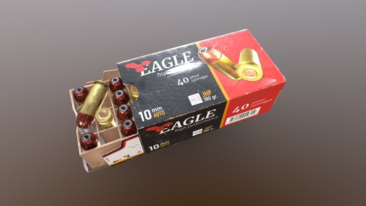 10mm Ammo Box 3D Model