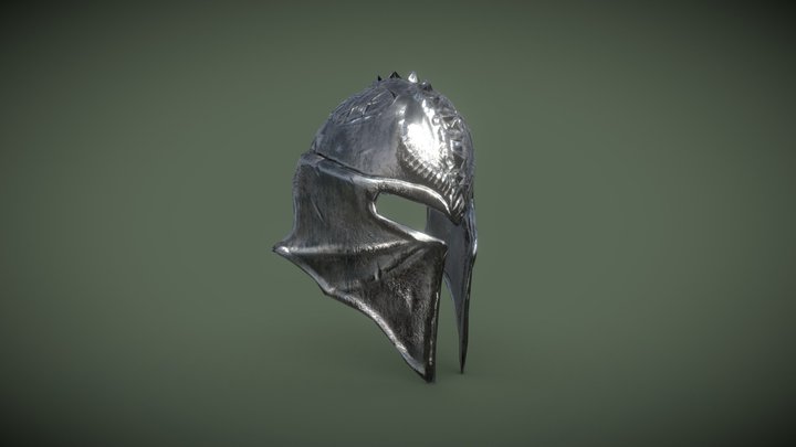 Inquisitor's Helmet 3D Model