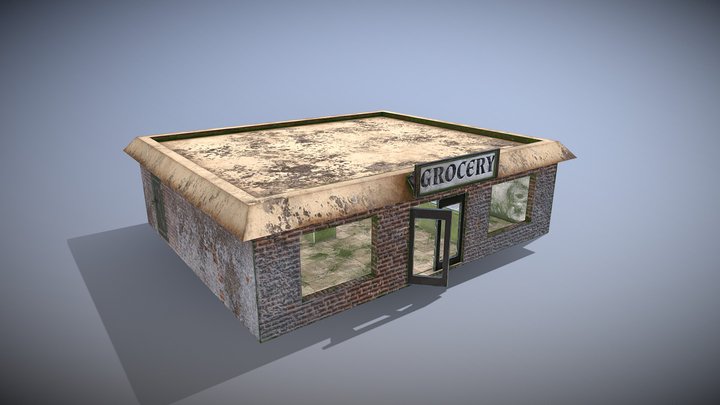 Abandoned Shop/mall 3D Model