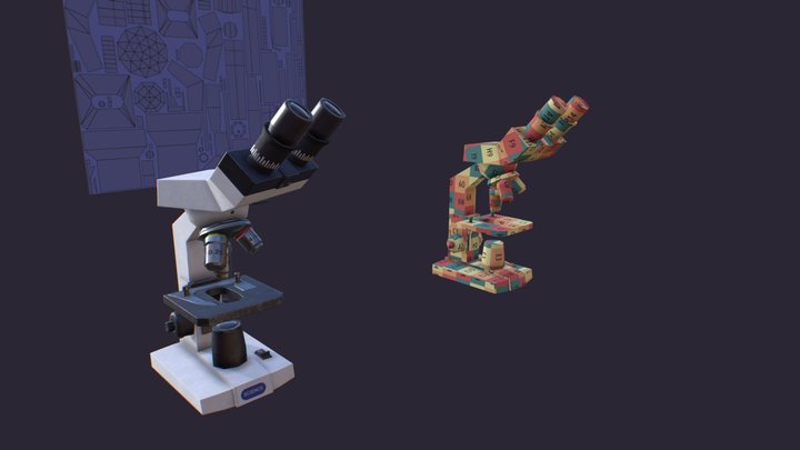 Microscope 3D Model