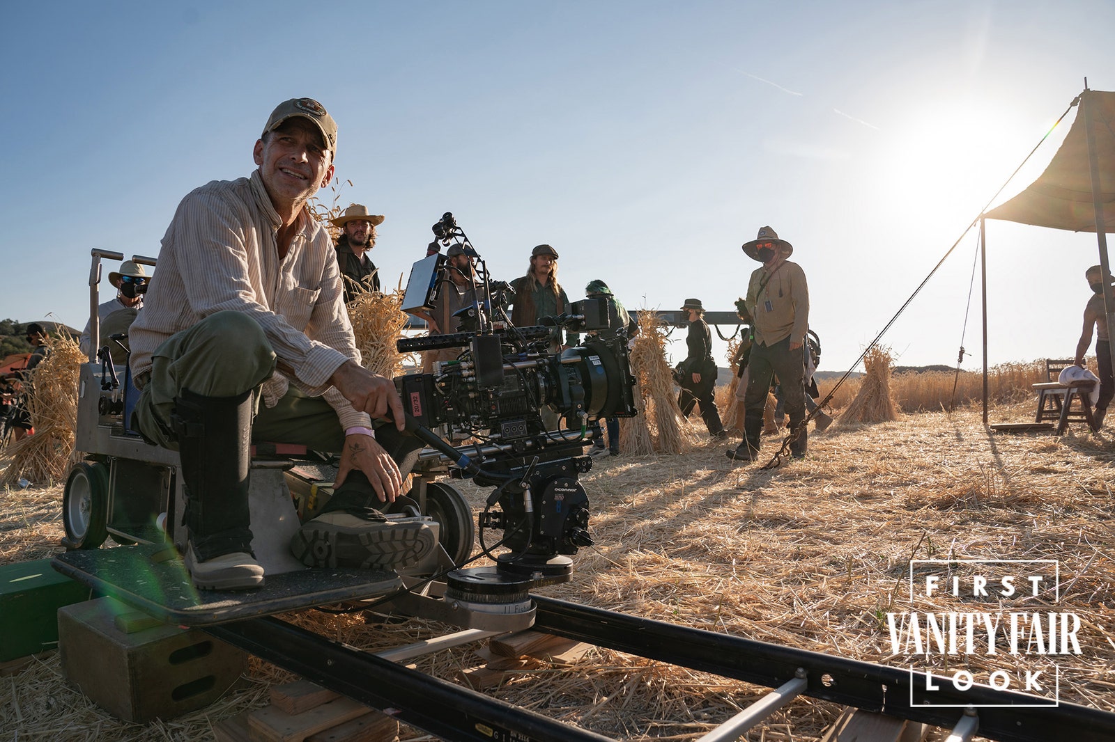 Rebel Moon director writer and producer Zack Snyder behind the scenes of the twopart Netflix epic.