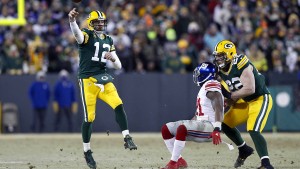 Aaron Rodgers führt Green Bay ins Viertelfinale